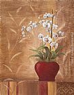 Vivian Flasch Canvas Paintings - Orchid Obsession II